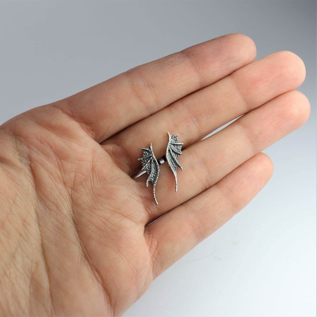 Kolczyki Long Dragon Wings Mini