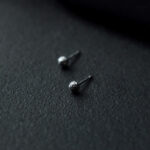 kolczyki kuleczki srebrne 4 mm srebro 925