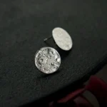 kolczyki księżyce srebrne na sztyftach