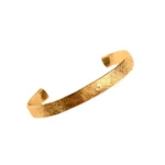 bransoletka pozłacana typu bangle
